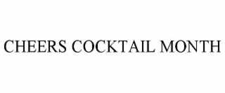 cheers cocktail month