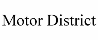 motor district