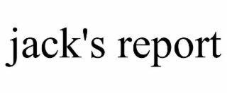 jack's report