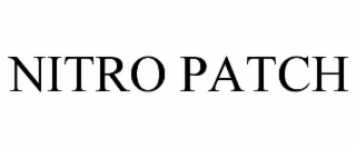 nitro patch
