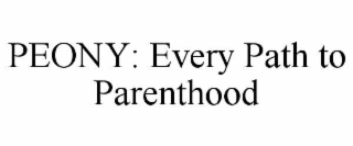 peony: every path to parenthood