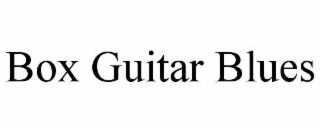 box guitar blues