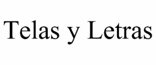 telas y letras