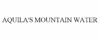 aquila's mountain water