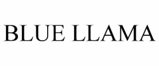 blue llama