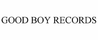 good boy records