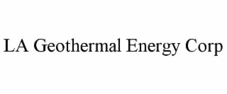 la geothermal energy corp