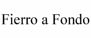 fierro a fondo