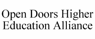 open doors higher education alliance