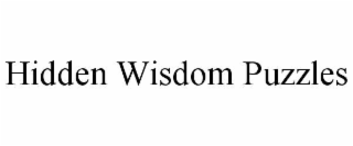hidden wisdom puzzles