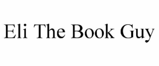 eli the book guy