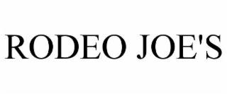 rodeo joe's