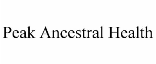 peak ancestral health