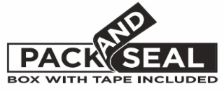 pack and seal box with tape included