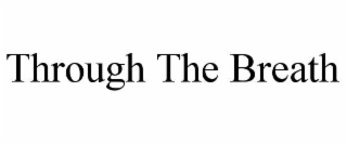 through the breath