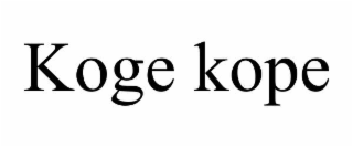 koge kope