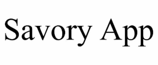 savory app