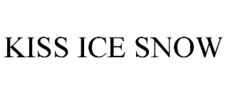 kiss ice snow