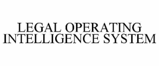 legal operating intelligence system