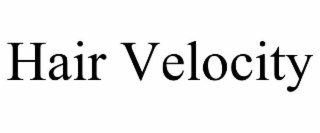 hair velocity