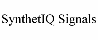 synthetiq signals