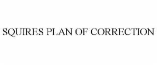 squires plan of correction