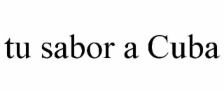 tu sabor a cuba