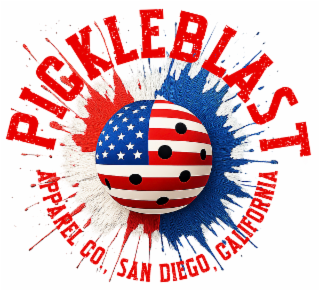 pickleblast apparel co., san diego, california