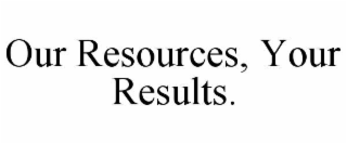 our resources, your results.
