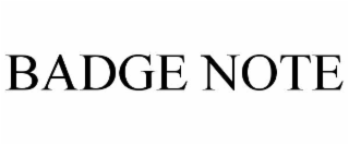 badge note
