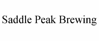 saddle peak brewing