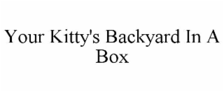 your kitty's backyard in a box