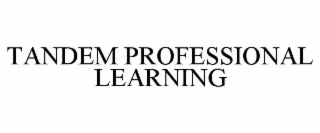 tandem professional learning