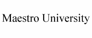 maestro university