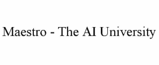 maestro - the ai university
