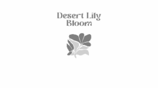 desert lily bloom