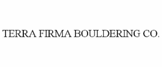 terra firma bouldering co.