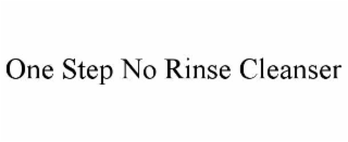one step no rinse cleanser