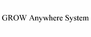 grow anywhere system