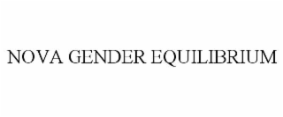 nova gender equilibrium