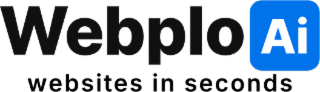 webplo ai websites in seconds