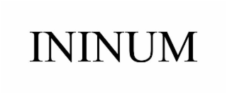 ininum