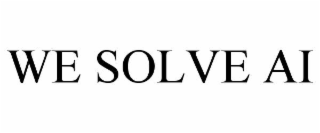 we solve ai