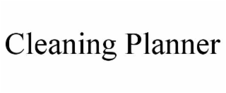 cleaning planner