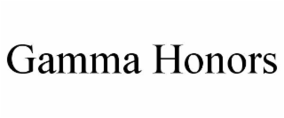 gamma honors