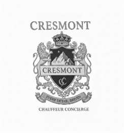 cresmont cresmont every detail driven chauffeur concierge cc