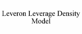 leveron leverage density model