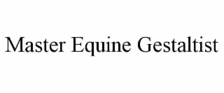 master equine gestaltist