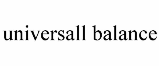 universall balance