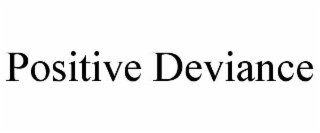positive deviance